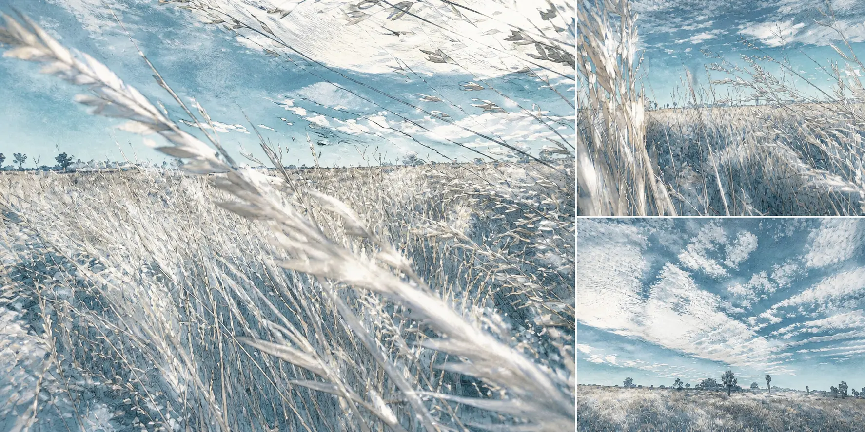 A sequence of illustrated moments from Walking The Northern Territory