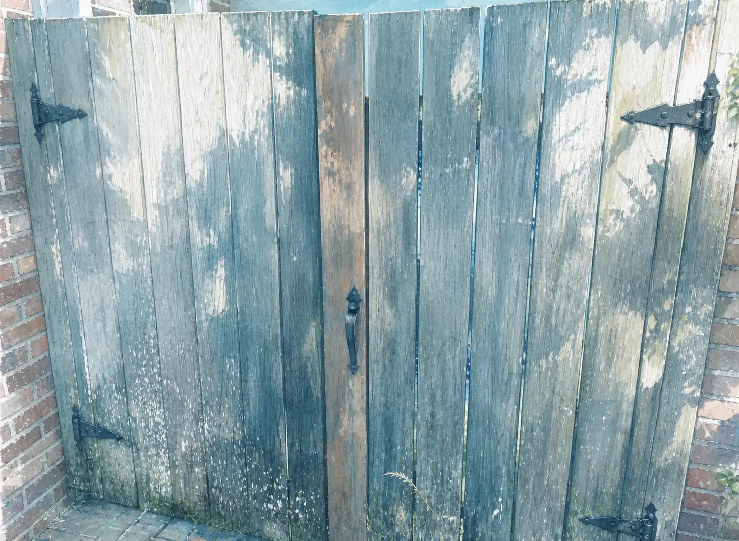 Illustrated scene 2 from The Wooden Gate In May